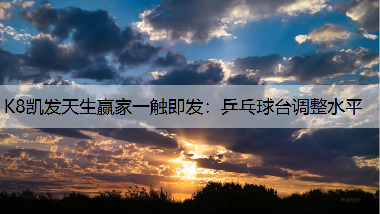 乒乓球台调整水平