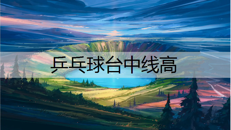 乒乓球台中线高