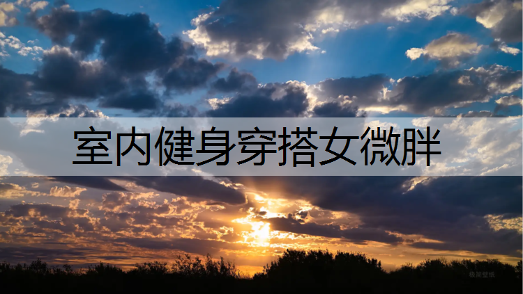 室内健身穿搭女微胖